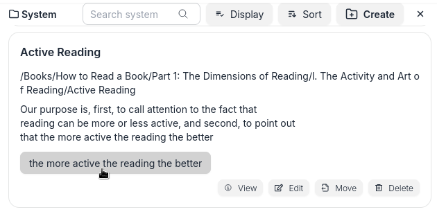 Click a keyword for a system
